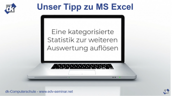 Abbildung Laptop mit MS Excel Powerqueryq